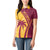 West Indies Cricket World Cup 2024 Women Polo Shirt Tropical Style - Wonder Print Shop