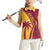 West Indies Cricket World Cup 2024 Women Sleeveless Polo Shirt Tropical Style - Wonder Print Shop