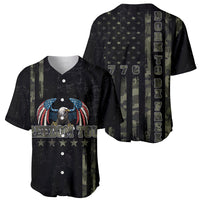 USA Bald Eagle Freedom Tour 1776 Born To Be Free Baseball Jersey Camouflage Style LT7 - Wonder Print Shop