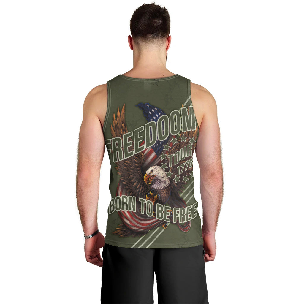 usa-bald-eagle-freedom-tour-1776-born-to-be-free-men-tank-top-olive-grunge-style