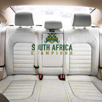 South Africa Cricket Champion Back Car Seat Cover Gold Proteas - All White - Wonder Print Shop