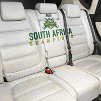 South Africa Cricket Champion Back Car Seat Cover Gold Proteas - All White - Wonder Print Shop