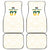 South Africa Cricket Champion Car Mats Gold Proteas - All White - Wonder Print Shop