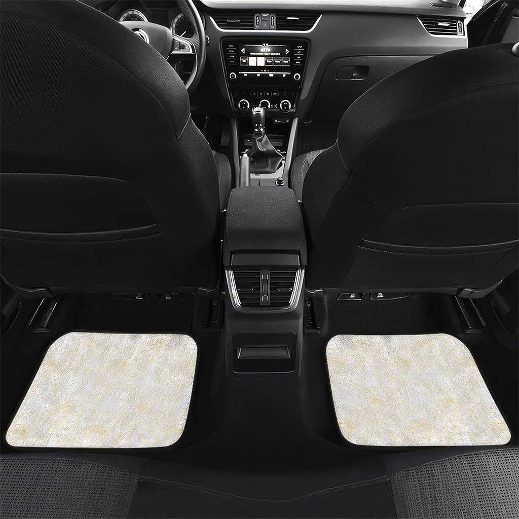 South Africa Cricket Champion Car Mats Gold Proteas - All White - Wonder Print Shop