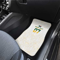 South Africa Cricket Champion Car Mats Gold Proteas - All White - Wonder Print Shop
