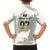 South Africa Cricket Champion Custom Family Matching Off Shoulder Maxi Dress and Hawaiian Shirt Gold Proteas - All White - Wonder Print Shop