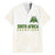 South Africa Cricket Champion Custom Family Matching Off Shoulder Maxi Dress and Hawaiian Shirt Gold Proteas - All White - Wonder Print Shop