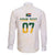 South Africa Cricket Champion Custom Family Matching Off Shoulder Maxi Dress and Hawaiian Shirt Gold Proteas - All White - Wonder Print Shop
