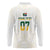 South Africa Cricket Champion Custom Long Sleeve Polo Shirt Gold Proteas - All White - Wonder Print Shop