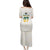 South Africa Cricket Champion Custom Puletasi Gold Proteas - All White - Wonder Print Shop