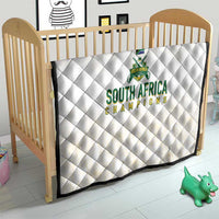 South Africa Cricket Champion Quilt Gold Proteas - All White - Wonder Print Shop
