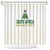 South Africa Cricket Champion Shower Curtain Gold Proteas - All White - Wonder Print Shop