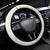 South Africa Cricket Champion Steering Wheel Cover Gold Proteas - All White - Wonder Print Shop