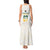 South Africa Cricket Champion Custom Tank Maxi Dress Gold Proteas - All White - Wonder Print Shop