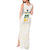 South Africa Cricket Champion Custom Tank Maxi Dress Gold Proteas - All White - Wonder Print Shop