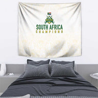 South Africa Cricket Champion Tapestry Gold Proteas - All White - Wonder Print Shop