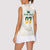 South Africa Cricket Champion Custom Women Sleeveless Polo Shirt Gold Proteas - All White - Wonder Print Shop