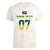 South Africa Cricket Champion Custom Women V-Neck T-Shirt Gold Proteas - All White - Wonder Print Shop