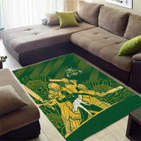South Africa Cricket Champion Area Rug Proteas Rock The World - Wonder Print Shop