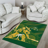 South Africa Cricket Champion Area Rug Proteas Rock The World - Wonder Print Shop