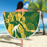 South Africa Cricket Champion Beach Blanket Proteas Rock The World - Wonder Print Shop