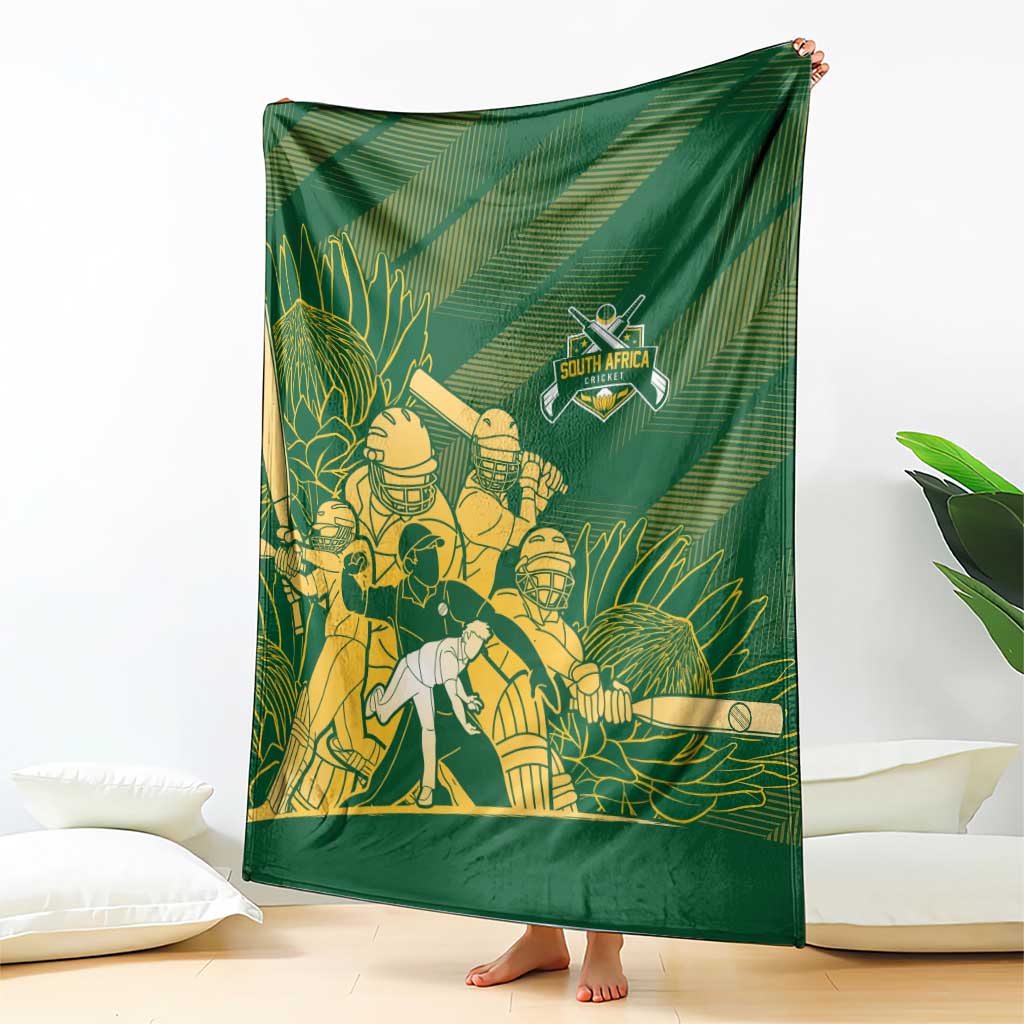 South Africa Cricket Champion Blanket Proteas Rock The World - Wonder Print Shop