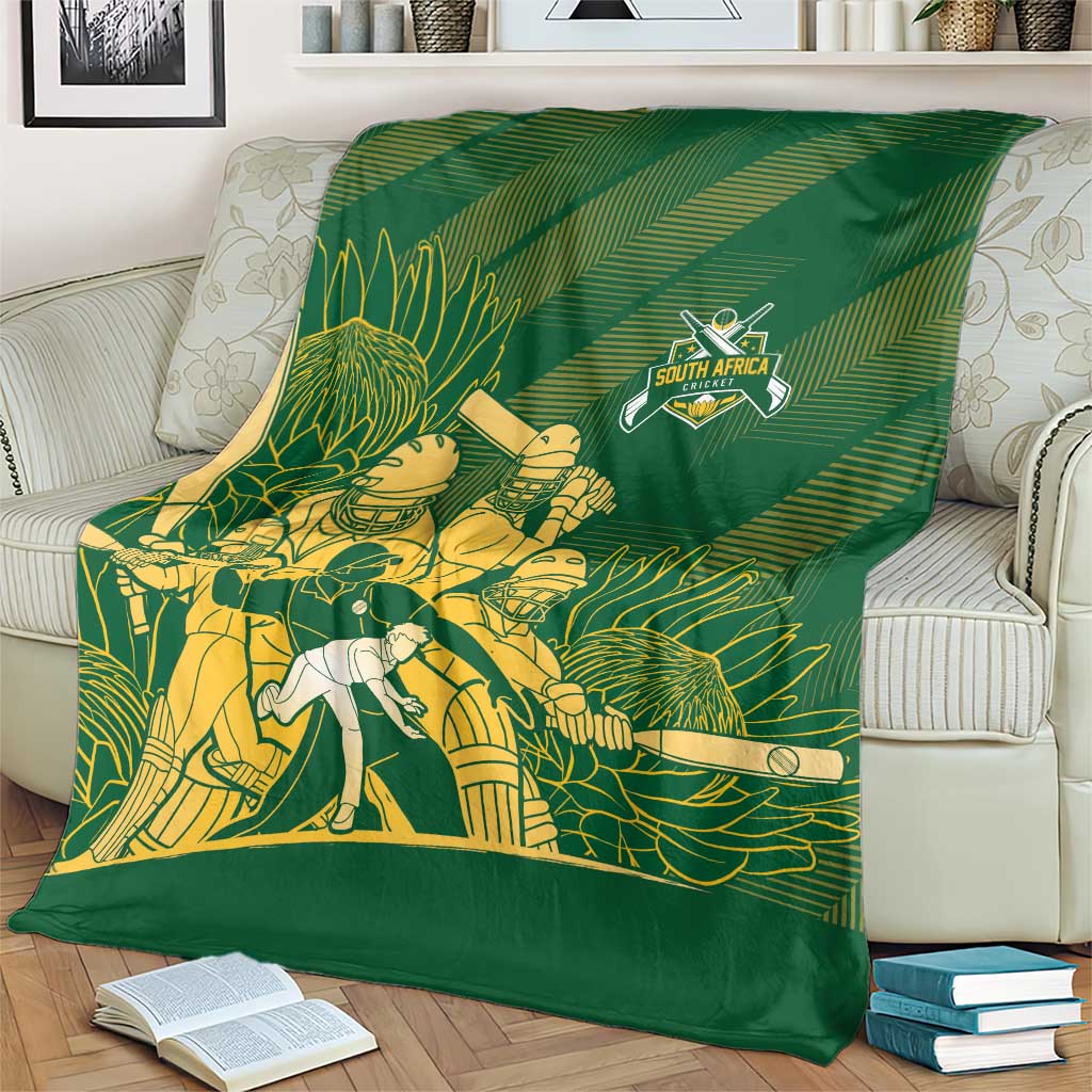 South Africa Cricket Champion Blanket Proteas Rock The World - Wonder Print Shop