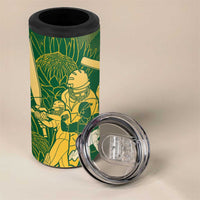 South Africa Cricket Champion Custom 4 in 1 Can Cooler Tumbler Proteas Rock The World - Wonder Print Shop
