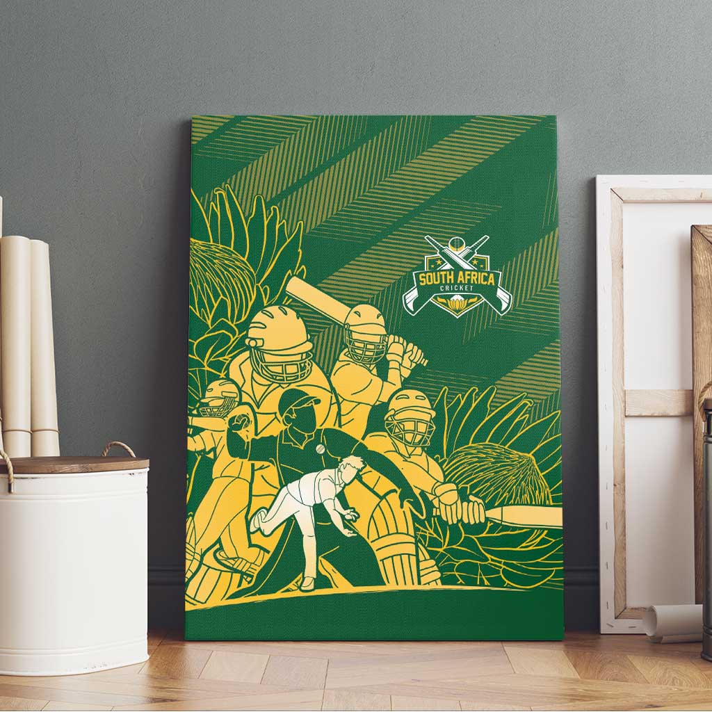 South Africa Cricket Champion Canvas Wall Art Proteas Rock The World - Wonder Print Shop