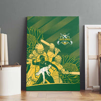 South Africa Cricket Champion Canvas Wall Art Proteas Rock The World - Wonder Print Shop