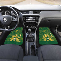 South Africa Cricket Champion Car Mats Proteas Rock The World - Wonder Print Shop