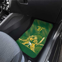 South Africa Cricket Champion Car Mats Proteas Rock The World - Wonder Print Shop