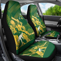 South Africa Cricket Champion Car Seat Cover Proteas Rock The World - Wonder Print Shop