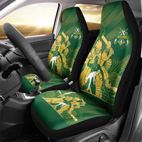 South Africa Cricket Champion Car Seat Cover Proteas Rock The World - Wonder Print Shop