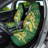 South Africa Cricket Champion Car Seat Cover Proteas Rock The World - Wonder Print Shop