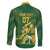 South Africa Cricket Champion Custom Family Matching Off The Shoulder Long Sleeve Dress and Hawaiian Shirt Proteas Rock The World - Wonder Print Shop
