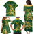 South Africa Cricket Champion Custom Family Matching Puletasi and Hawaiian Shirt Proteas Rock The World - Wonder Print Shop