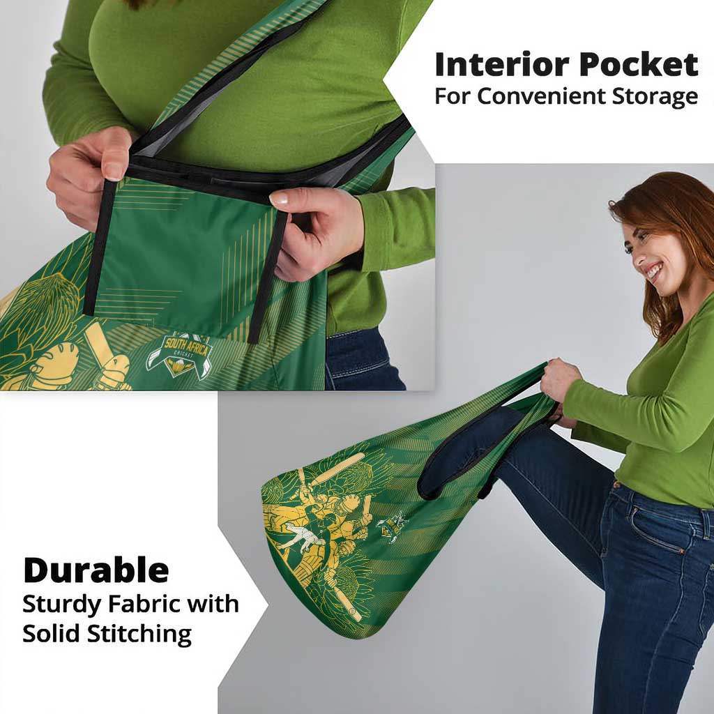 South Africa Cricket Champion Grocery Bag Proteas Rock The World - Wonder Print Shop