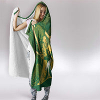 South Africa Cricket Champion Hooded Blanket Proteas Rock The World - Wonder Print Shop