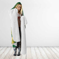 South Africa Cricket Champion Hooded Blanket Proteas Rock The World - Wonder Print Shop