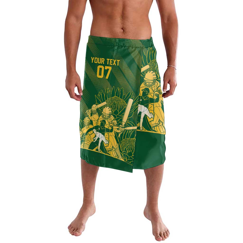 South Africa Cricket Champion Custom Lavalava Proteas Rock The World - Wonder Print Shop