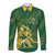 South Africa Cricket Champion Custom Long Sleeve Button Shirt Proteas Rock The World - Wonder Print Shop