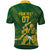 South Africa Cricket Champion Custom Polo Shirt Proteas Rock The World - Wonder Print Shop