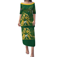 South Africa Cricket Champion Custom Puletasi Proteas Rock The World - Wonder Print Shop