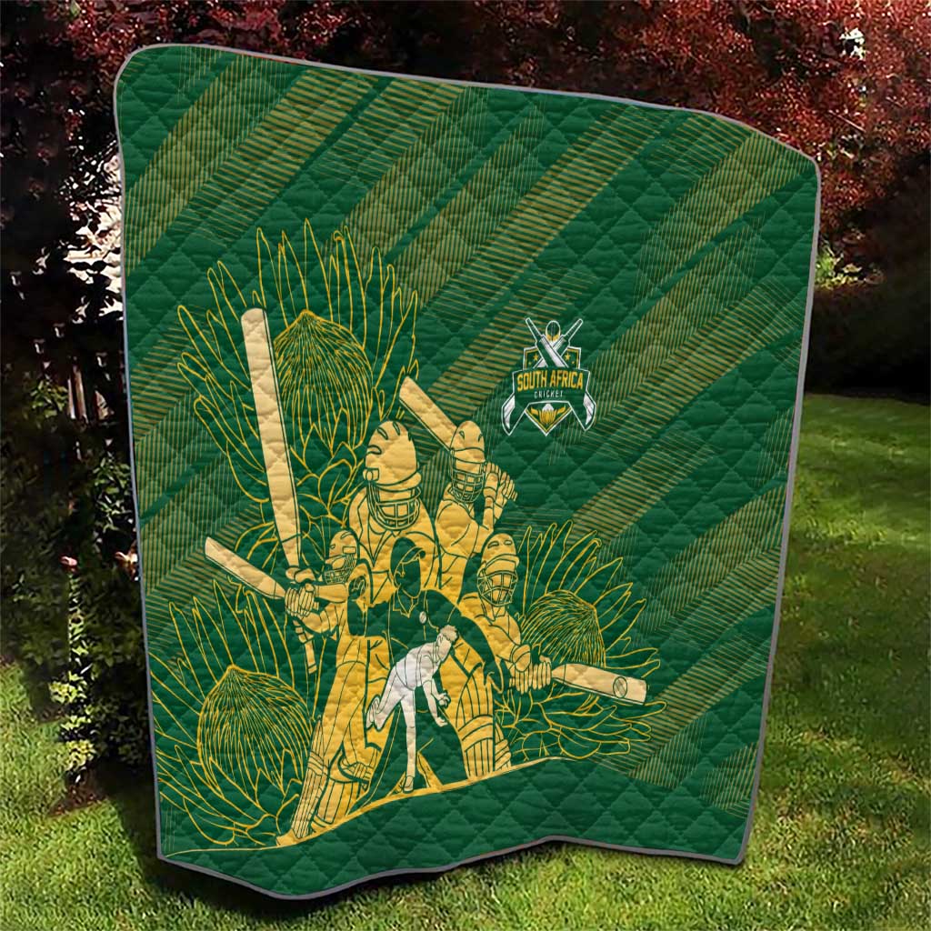 South Africa Cricket Champion Quilt Proteas Rock The World - Wonder Print Shop