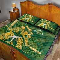 South Africa Cricket Champion Quilt Bed Set Proteas Rock The World - Wonder Print Shop