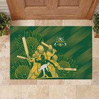 South Africa Cricket Champion Rubber Doormat Proteas Rock The World - Wonder Print Shop