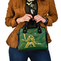South Africa Cricket Champion Shoulder Handbag Proteas Rock The World - Wonder Print Shop