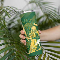 South Africa Cricket Champion Custom Skinny Tumbler Proteas Rock The World - Wonder Print Shop