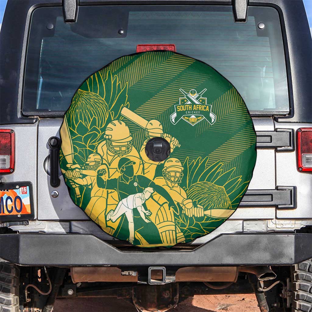 South Africa Cricket Champion Spare Tire Cover Proteas Rock The World - Wonder Print Shop
